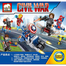 Civil war fragmanını lego'larla yeniden oluşturdu. Lego Civil War Captain America Super Heroes Ninja Soldier Bricks Toys Shopee Malaysia