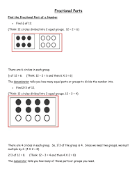 The largest sector angle is 4 times the smallest sector angle. Fractional Parts