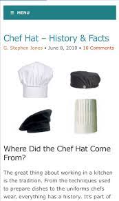 Pin By Jaymie Mccauley On Byu Language Fair Chefs Hat Chef Wear History Facts