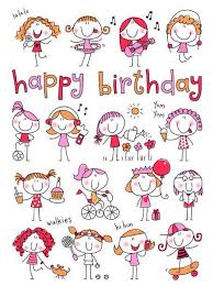 Cumple Happy Birthday Cards Happy Birthday Doodle Drawings