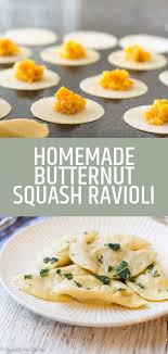 Homemade Butternut Squash Ravioli Recipe Butternut Squash Ravioli Ravioli Recipe Homemade Homemade Pasta Recipe