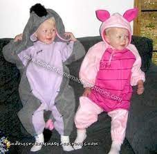 Eeyore tigger pooh piglet halloween costumes. Coolest Homemade Piglet And Eeyore Costumes