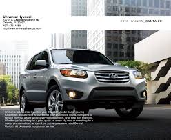 Maximum cargo capacity is 71.3 cubic feet with the rear seats folded down. 2010 Hyundai Santa Fe Brochure Universal Hyundai Orlando Fl