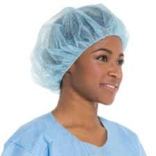 Amazon.com: Halyard Health 69801 Spunbond Bouffant Caps, Spunbond Fabric,  Large, 24", Blue (5 Dispensers of 100, 500 Total) : Industrial & Scientific