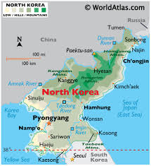 There is a distance of four kilometres between the two sides which forms this zone. North Korea Maps Facts World Atlas