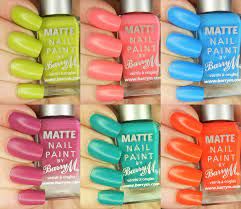 SpecialGirl Nails: Barry M Matte Nail Polish - Summer Collection Swatches