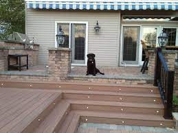 Premium composite decking is an investment; Waiting For His Walk Great Project Completed Using Wolfdecking Precision Decks Remodeling Deck Remodel Deck Deck Builders