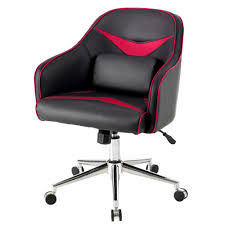 The mesh chair uses a high breathable mesh back to make your back feel comfortable. Red Adjustable Height Swivel Office Chair With Massage Lumbar Support Hw63924re The Home Depot