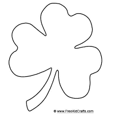 Shamrock Template For St Patricks Day Crafts St Patricks Day Crafts For Kids St Patrick S Day Crafts St Patricks Crafts