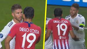 Angelo da costa júnior, futbolista brasileño. Sergio Ramos Vs Diego Costa All Fights Crazy Moments Hd Youtube