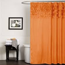 Lovable Orange Shower Curtains And Burnt Orange Shower Curtain 26598 Is Among Pictures Of Orange Shower Curtain Fabric Shower Curtains Turquoise Shower Curtain