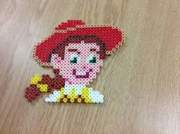 Jessie Toy Story Perler Bead By Amanda Collison Perler Beads Designs Perler Beads Bead Art