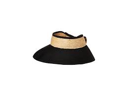 San Diego Hat Company Rbv001os Ribbon Visor W Adjustable Raffia Bow Closure Black Caps Step Out And Enjoy The Rays In San Diego Hat Company Black Cap Hats