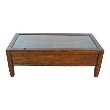 Find trunk coffee table in coffee tables | buy or sell coffee tables, ottomans, poufs, side tables & more in ontario. Pottery Barn Townsend Shadowbox Coffee Table Chairish