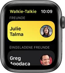 Once connected, hold down the talk if you enable do not disturb, the apple watch will mirror whatever settings are enabled in the iphone settings, which means it depends on what has. Verwenden Der App Walkie Talkie Auf Der Apple Watch Apple Support