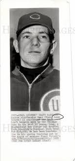 1951 Press Photo Omar Turk Lown Cubs Frank Frisch