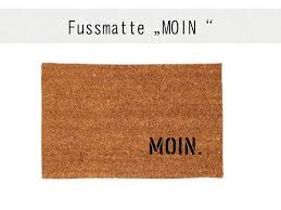 Fussmatten Moin Fussmatte Kokos Turteppich Ein Designerstuck Von Du Ich Heimat Bei Dawanda Fussmatte Teppich Hamburg Meine Perle
