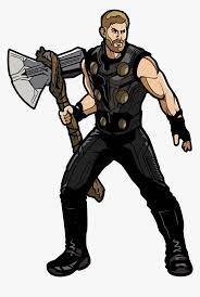 Amazing before after hollywood vfx avengers infinity war! Thor Infinity War Drawing Easy Hd Png Download Kindpng