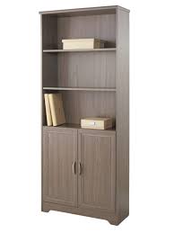 Realspace Magellan 5 Shelf Bookcase Gray Office Depot