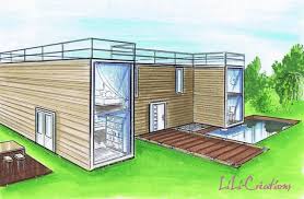 Le Blog De Elise Fossoux Maison Container Plan Maison Contenaire Maison