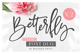 You can design edit these pictures with different styles of picsart fonts. Betterfly 2 Dynamic Font Duo 148042 Script Font Bundles Modern Calligraphy Fonts Handwritten Fonts Free Font