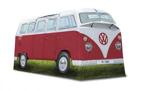 Sämtliche rechte der bilder liegen beim fotografen. Vw T1 Bulli Bus Campingzelt 4 Pers Rot Vw Collection By Brisa