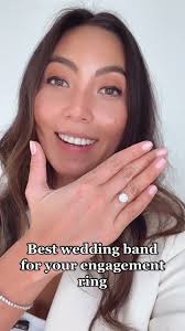 BEST wedding band for your #engagement ring 💎 Round brilliant edition  #MaxPlumpJump #fyp #diamonds #rounddiamonds #weddingband #engagementring