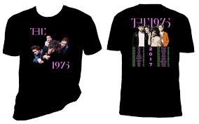 The 1975 Band Concert Tour T Shirt 2017 5oz Sizes S 6x Cool Casual Pride T Shirt Men Unisex Awesome T Shirt Design Shirt And Tshirt From Cls6688521