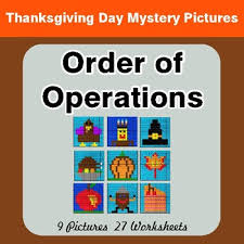 Want to help support the site and remove the ads? Thanksgiving Math Order Of Operations Color By Number Math Mystery Pictures