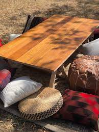 Low Lying Timber Trestle Table Available Only When Minimum 150 00 Is Spent On Other Items In Our Range A Day To Remember Event Hire