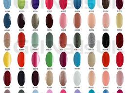 Gel Nail Polish Colour Chart Tepaksirehblog Com