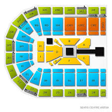 Sears Centre Arena 2019 Seating Chart