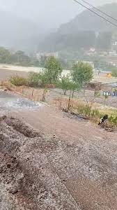 Primera granizada...