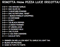 Rinotta From Pizza Luce Ricotta Tofu Ricotta Vegan Foods Vegan Sauces