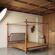 Wooden Canopy Bed product image