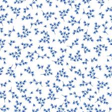 Free shipping over $100+ · samples available · premium designers Floral Seamless Pattern Background For Textiles Porcelain Fabric Blue Flowers Of Cornflower Delicate Blue And White Pattern In Small Buds Stock Vector Adobe Stock