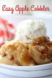 I then redid the recipe, using this one, but added an extra apple…. Apple Cobbler Cincyshopper