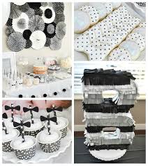Black White Bow Tie Themed Birthday Party Birthday Party Themes White Party Theme Birthday Party Decorations