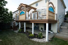 Put a fence up with raised beds? 11 Deck Patio Landscaping Ideas Decks Com