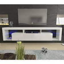Amazon gave us this white floating tv stand as well. Milano 200 White Wall Mounted Floating Modern 79 Tv Stand By Meble Furniture