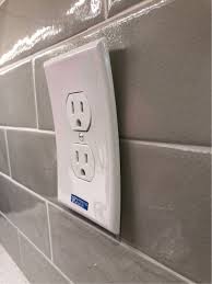 Waterproof box 86 type wall switch socket face plate panel box transparent. Why Are My Wall Plates Bowing Outward Home Improvement Stack Exchange