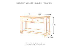 Reclaimed wood console table / modern plank entryway table. Porter Sofa Console Table Ashley Furniture Homestore