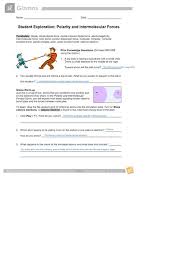 The purpose of these questions is to activate prior knowledge and get students thinking. Gizmo Student Exploration Polarity And Intermolecular Forces Answer Key Intermolecularforcesse Pdf Name Johanne Date Student Create A Circuit With A Battery A Baou Pander