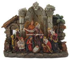 Pesta kelahiran yesus ini menyebar sampai ke mesir tahun 432 dan ke inggris pada akhir abad keenam. Patung Natal Patung Yesus Resin Patung Kelahiran Yesus Kustom Buy Kelahiran Patung Nativity Figurine Resin Nativity Figurine Product On Alibaba Com