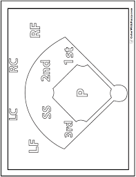 Free printable baseball field download free clip art. Baseball Coloring Pages Pitcher And Batter Sports Coloring Pages