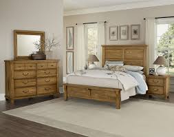 American Oak Honey Appalachian Hardwood 425 Bedroom Vaughan Bassett Oak Bedroom Furniture Oak Bedroom Bedroom Set