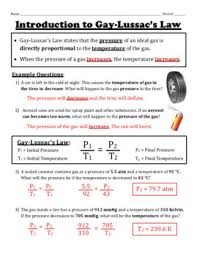This ideal gas law example problem shows the steps needed to accomplish this task. Combined Gas Law Worksheet Chart