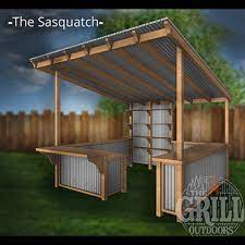 For city dwellers and tho. Design Plans For Your Grillscape Grill Shack Grill Gazebo Etc