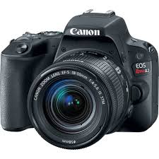 Camara Slr Canon Eos Rebel Sl2 D Negro Lente 18 55mm Base Combo Ebay