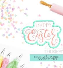 Hello!how to write happy easter in stylish text || write happy easter in cursive || lettering how to write happy easter in stylish text, . Happy Easter Writing Cutter Happy Easter Calligraphy Cookie Cutter 3 Thecookiery Ca